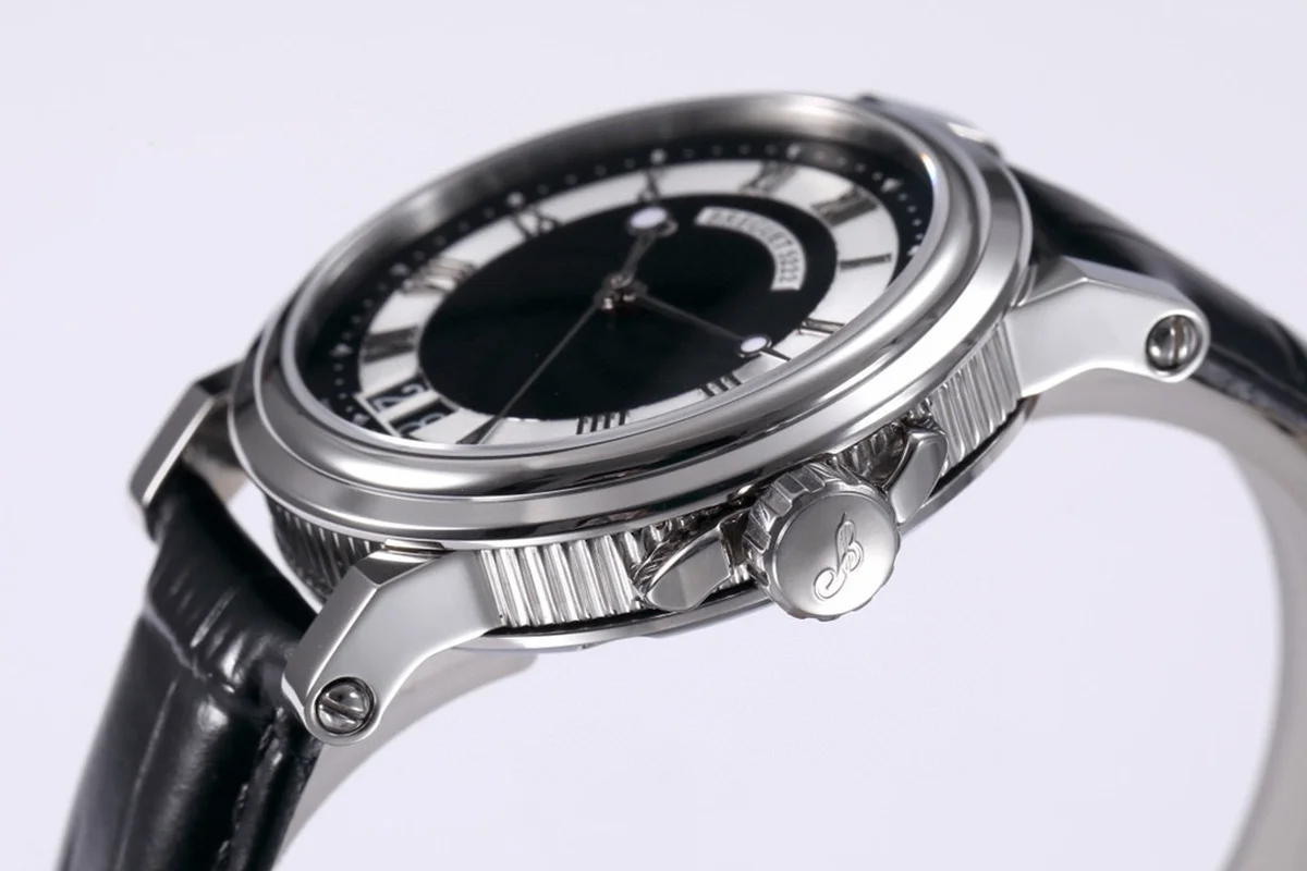 Breguet Marine Automatic Big Date 5817 Black Dial Watch in Steel