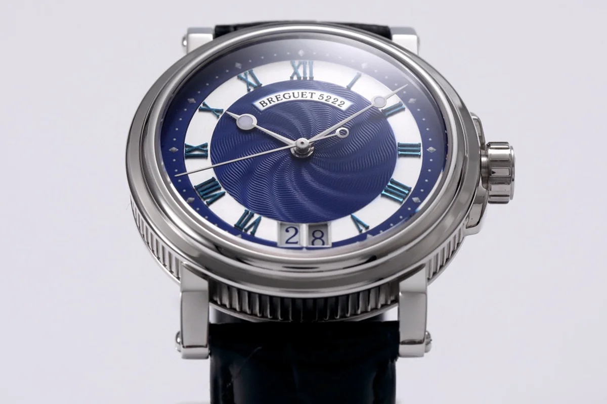 Breguet Marine Automatic Big Date 5817 Blue Dial Watch in Steel