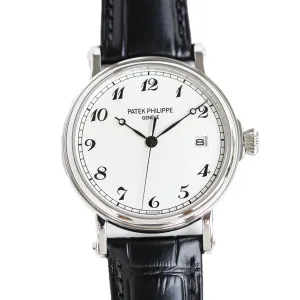 Calatrava 5153G-012 White Dial in White Gold