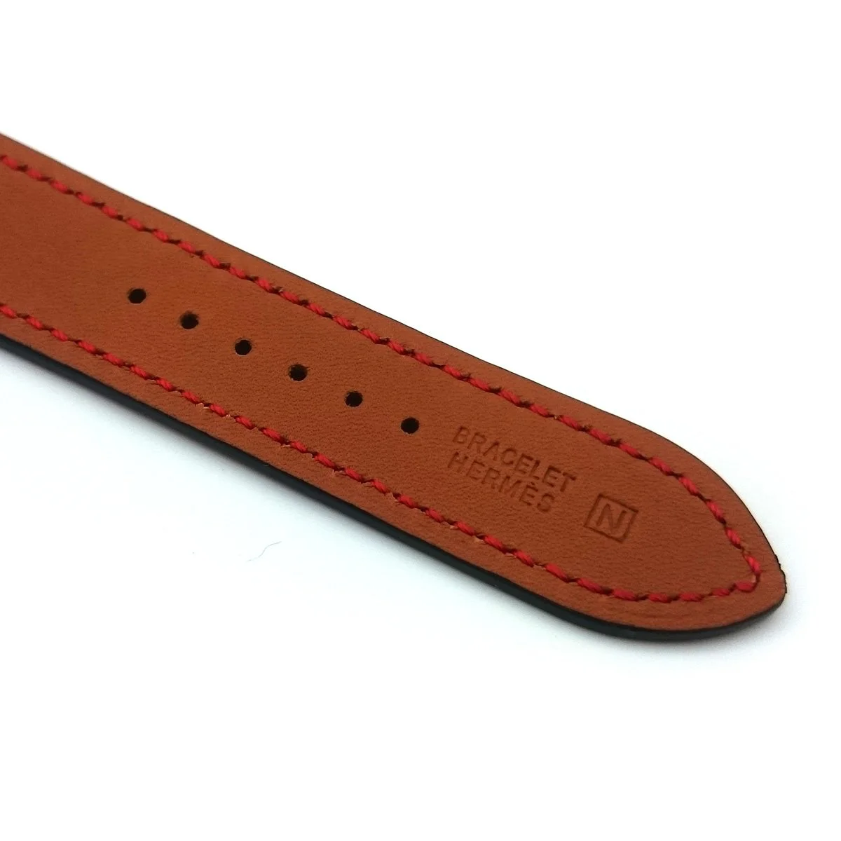 Cape Cod GM Quartz Rose Gold with Diamond Bezel on Red Fjord Leather Strap