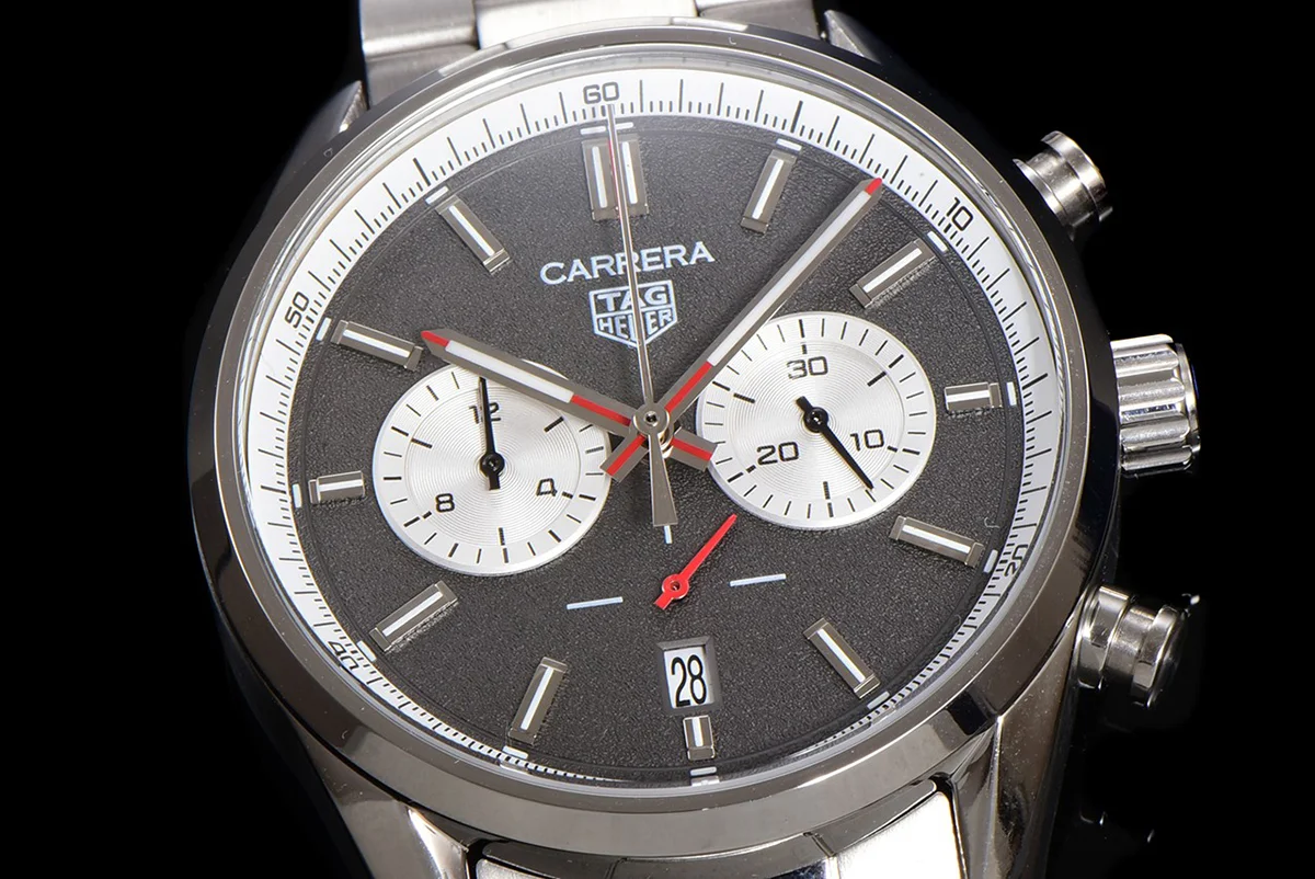 Carrera Chronograph 43 Grey Dial