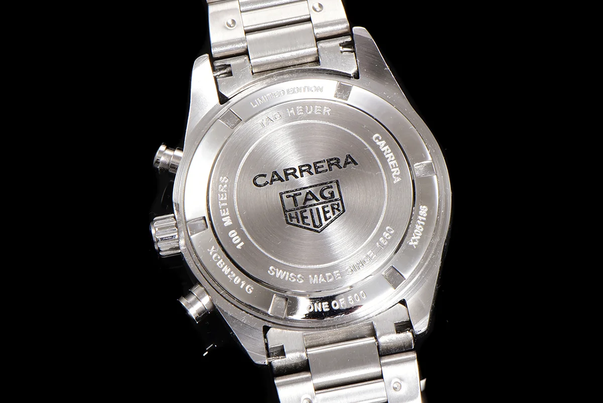 Carrera Chronograph 43 White Dial