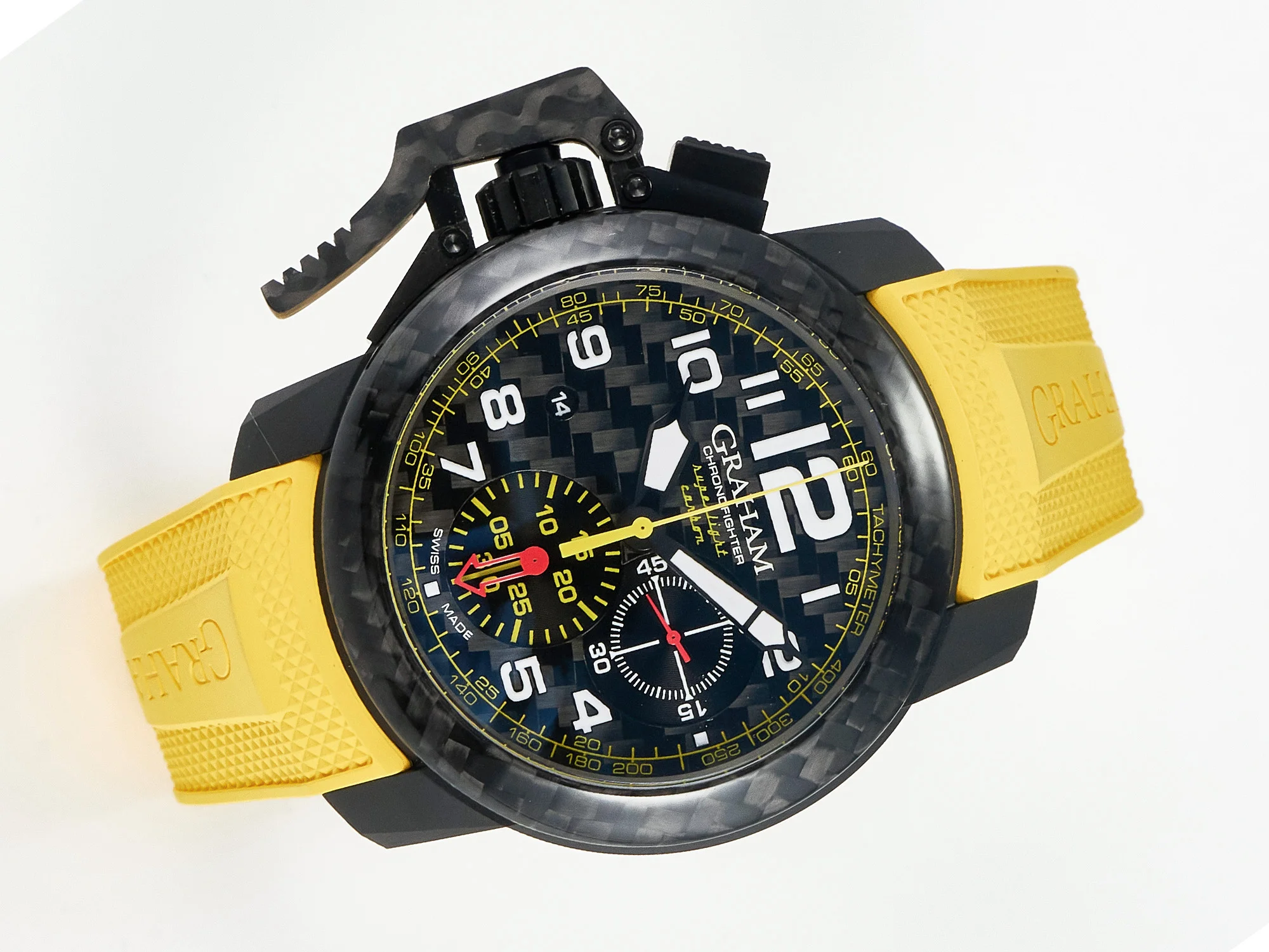 Chronofighter Superlight JKF 1:1 Best Edition on Yellow Rubber Strap A7750