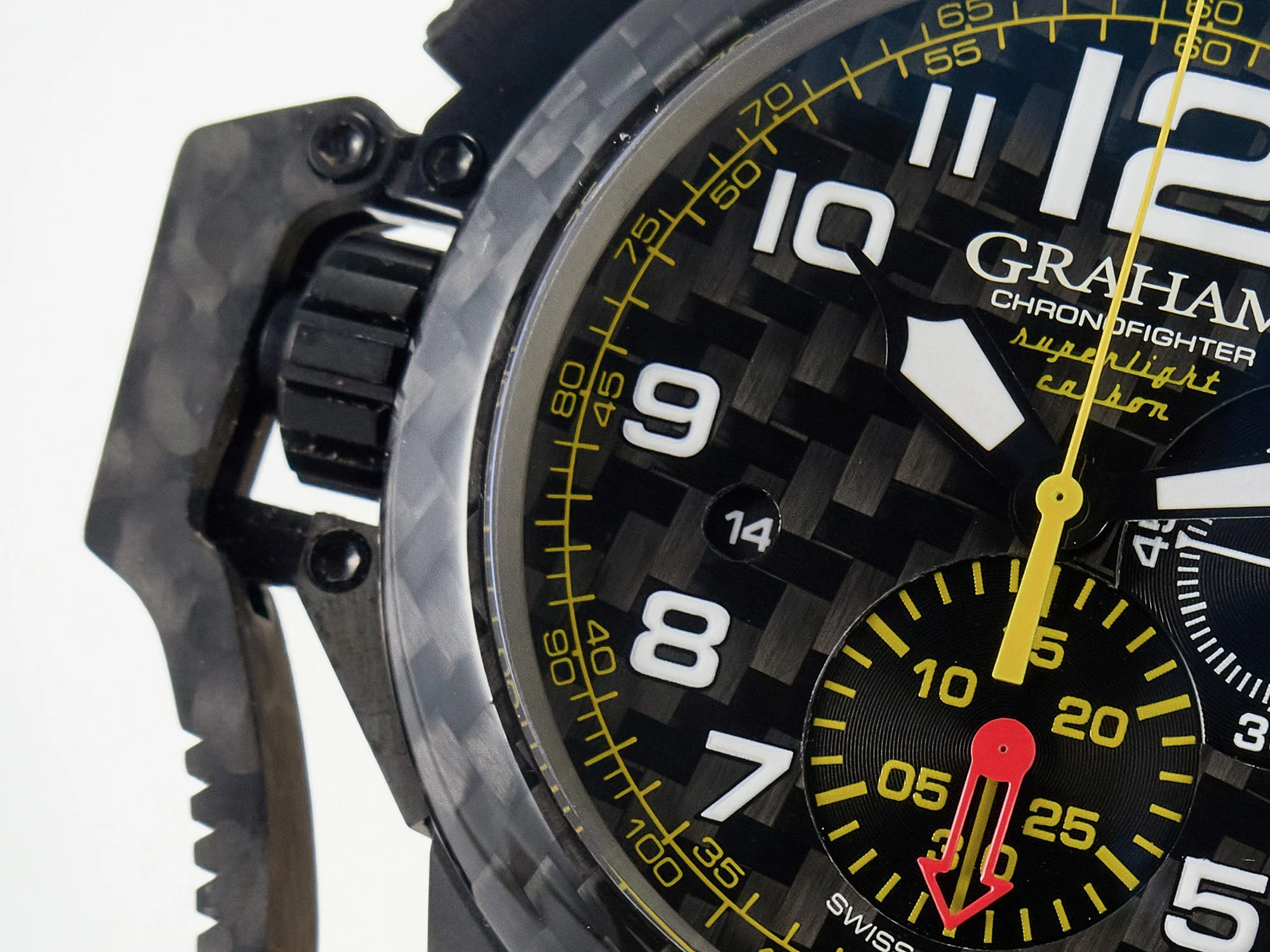 Chronofighter Superlight JKF 1:1 Best Edition on Yellow Rubber Strap A7750