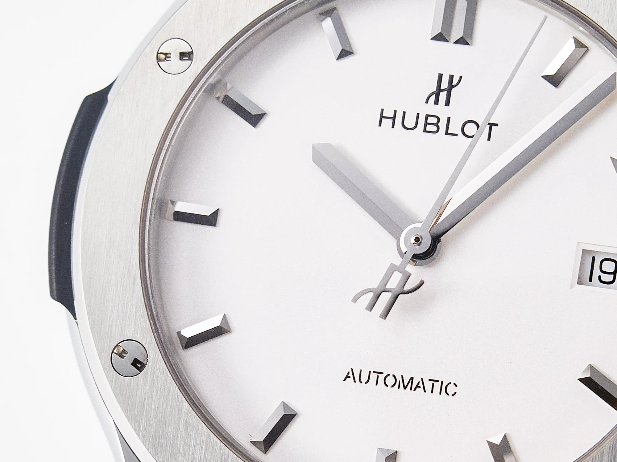 Classic Fusion 42mm SS JJF 1:1 Best Edition White Dial on Black Gummy Leather Strap