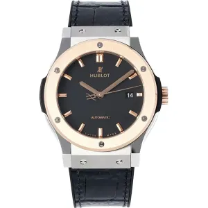 Classic Fusion Automatic 42mm Black Dial on Steel/Rose Gold