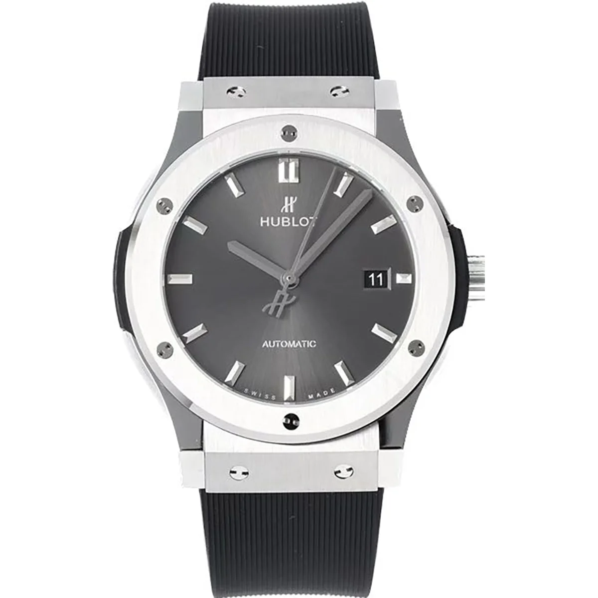 Classic Fusion Automatic 42mm Grey Dial on Rubber Strap