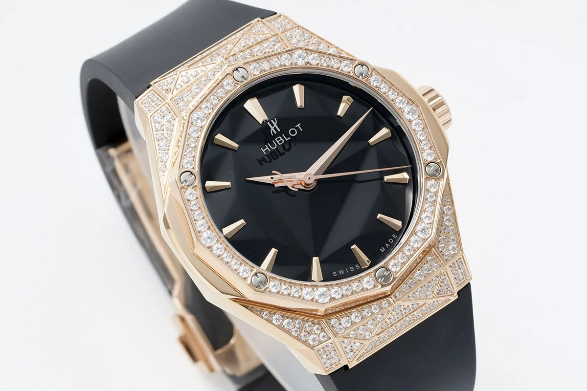 Classic Fusion Orlinski King Gold Alternative Pave 40mm Black Dial