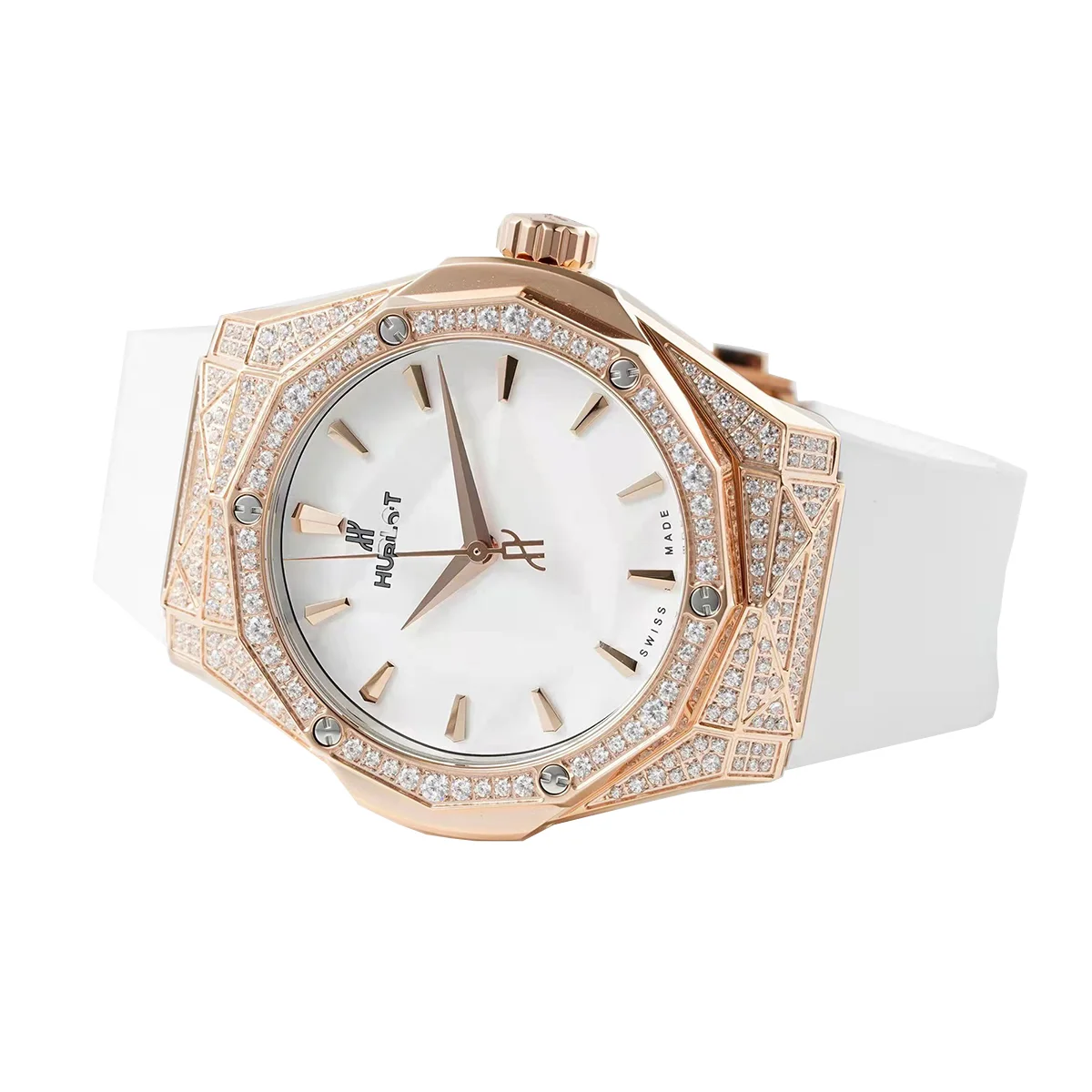Classic Fusion Orlinski King Gold Alternative Pave 40mm White Dial