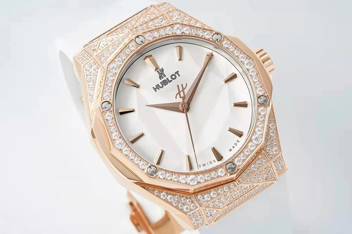 Classic Fusion Orlinski King Gold Alternative Pave 40mm White Dial