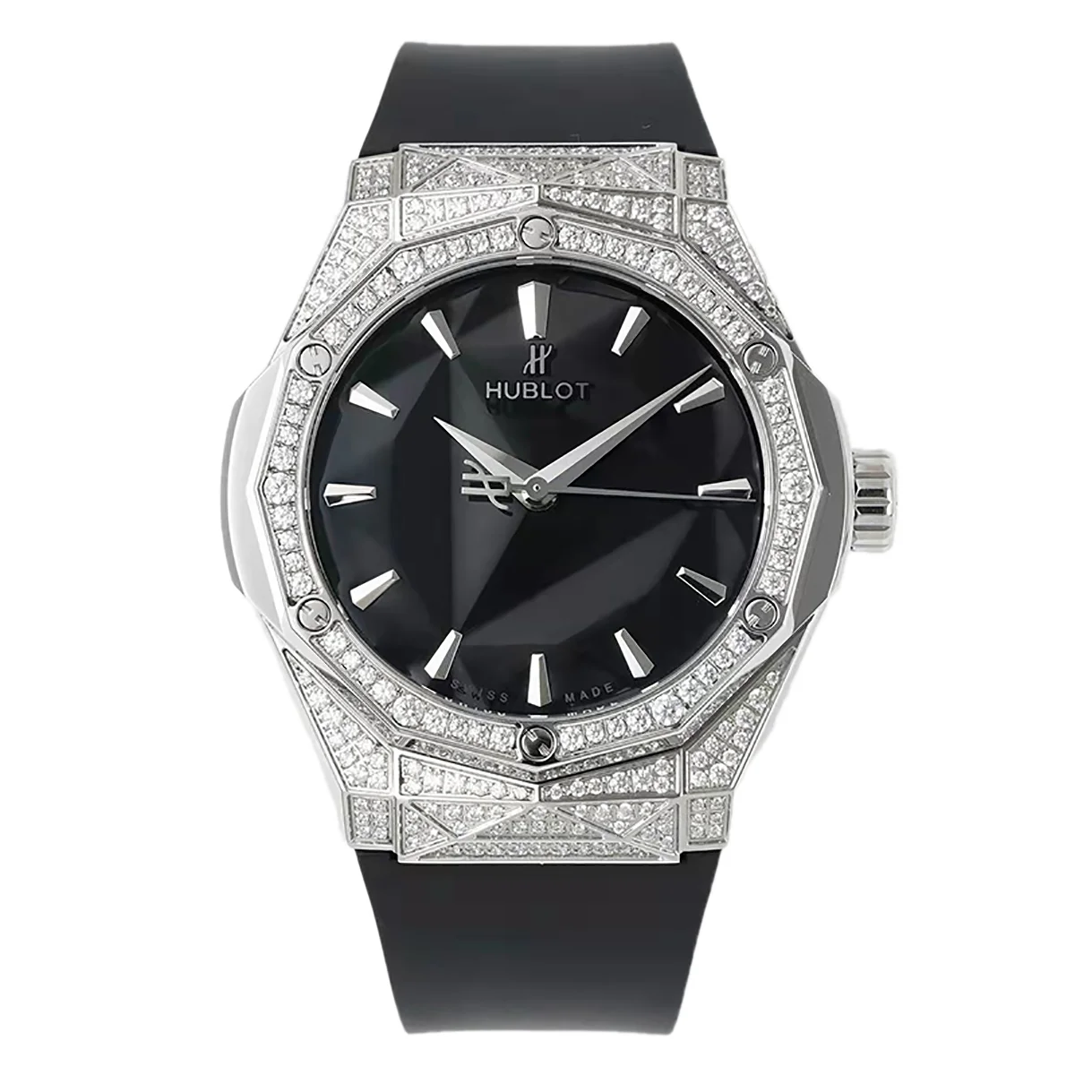 Classic Fusion Orlinski Titanium Alternative Pave 40mm Black Dial