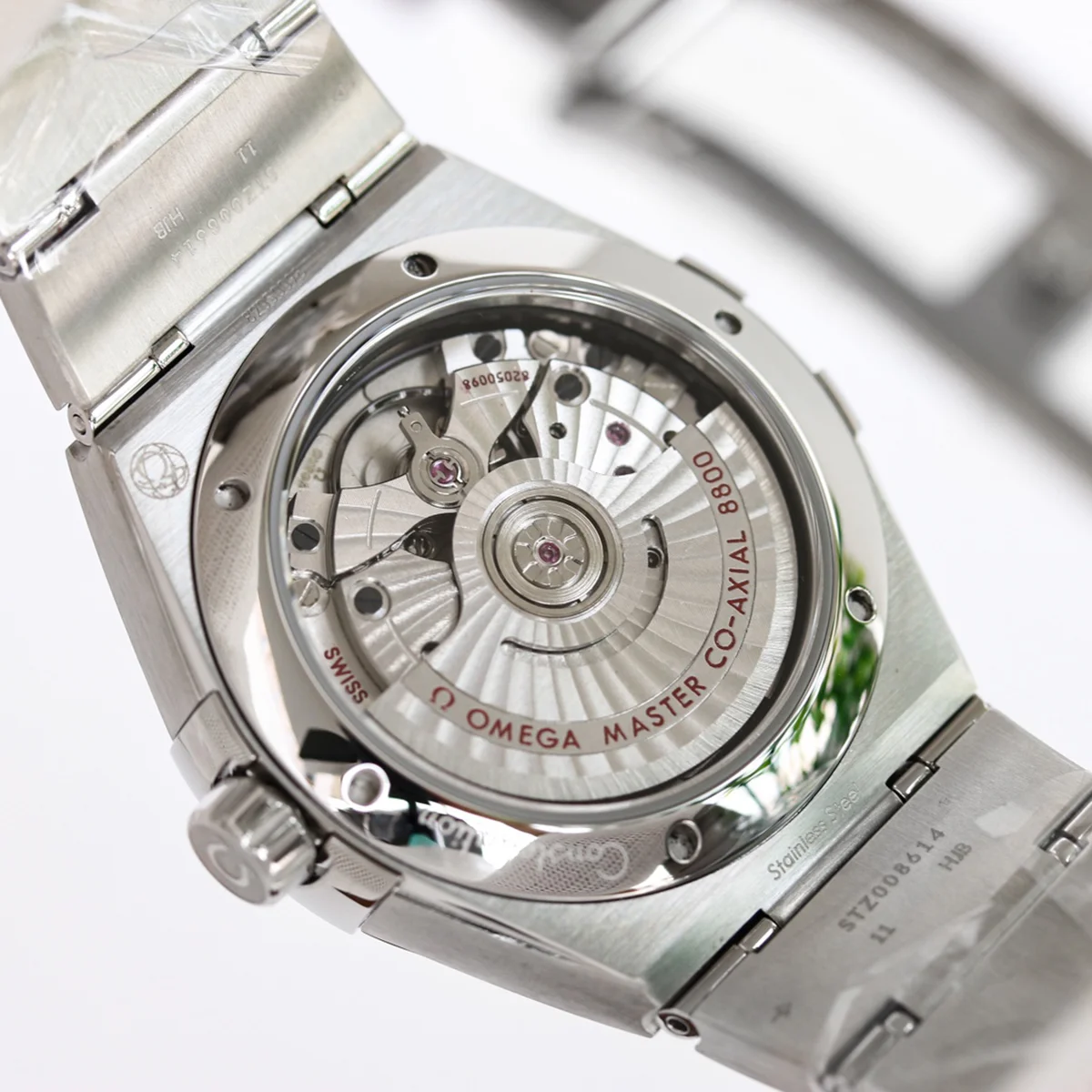 Constellation Co-Axial Chronometer 39mm Black Dial in Steel