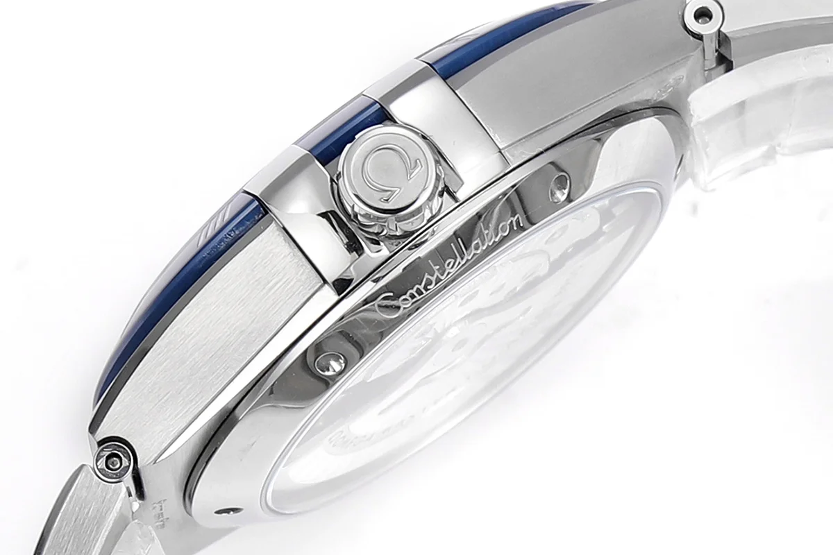 Constellation Co-Axial Master Chronometer 41mm Blue Dial with Ceramic Bezel on Bracelet