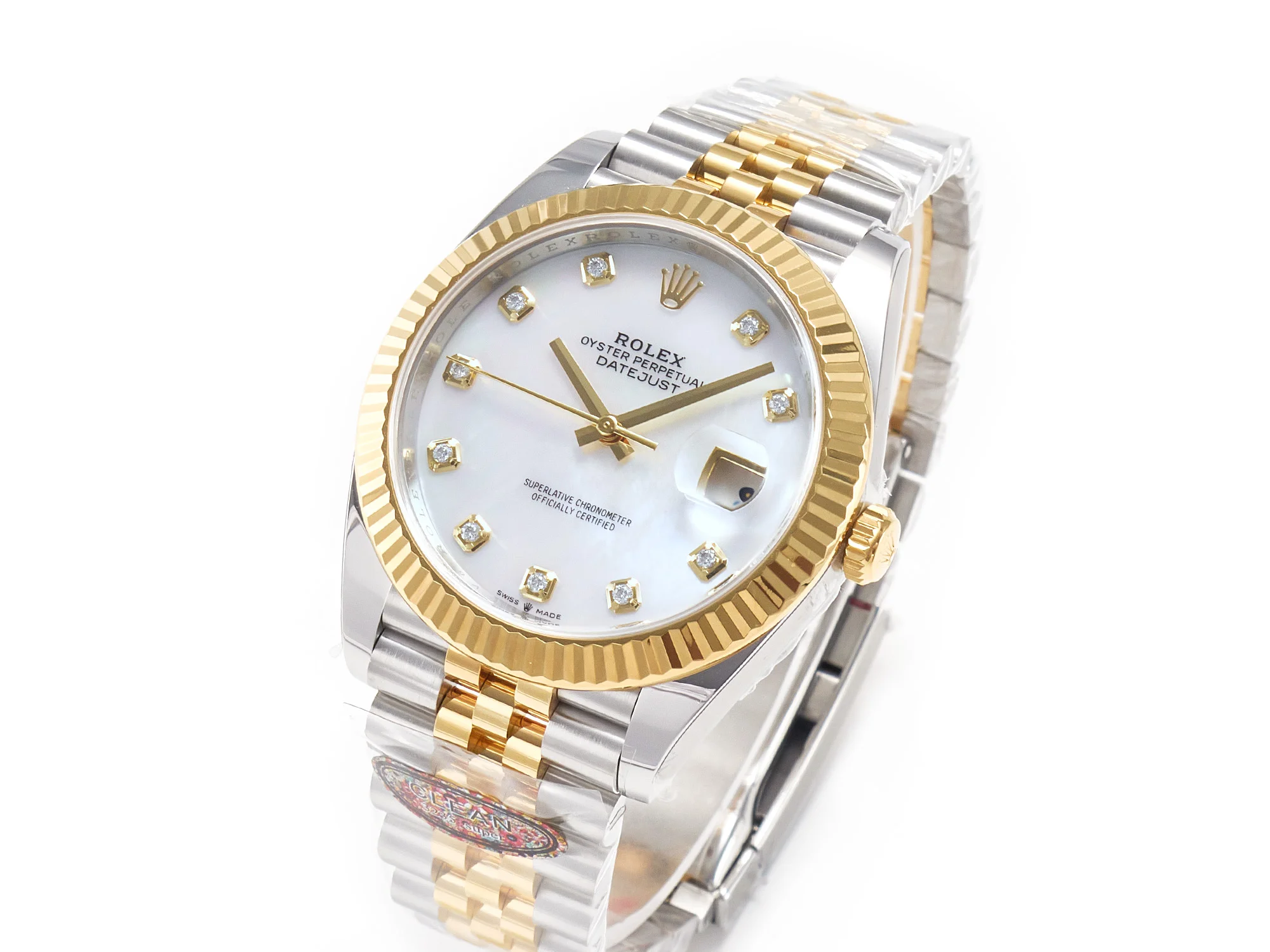 Datejust 126331 41mm 904L SS/YG Clean 1:1 Best Edition MOP Diamond Dial on Jubilee Bracelet VR3235