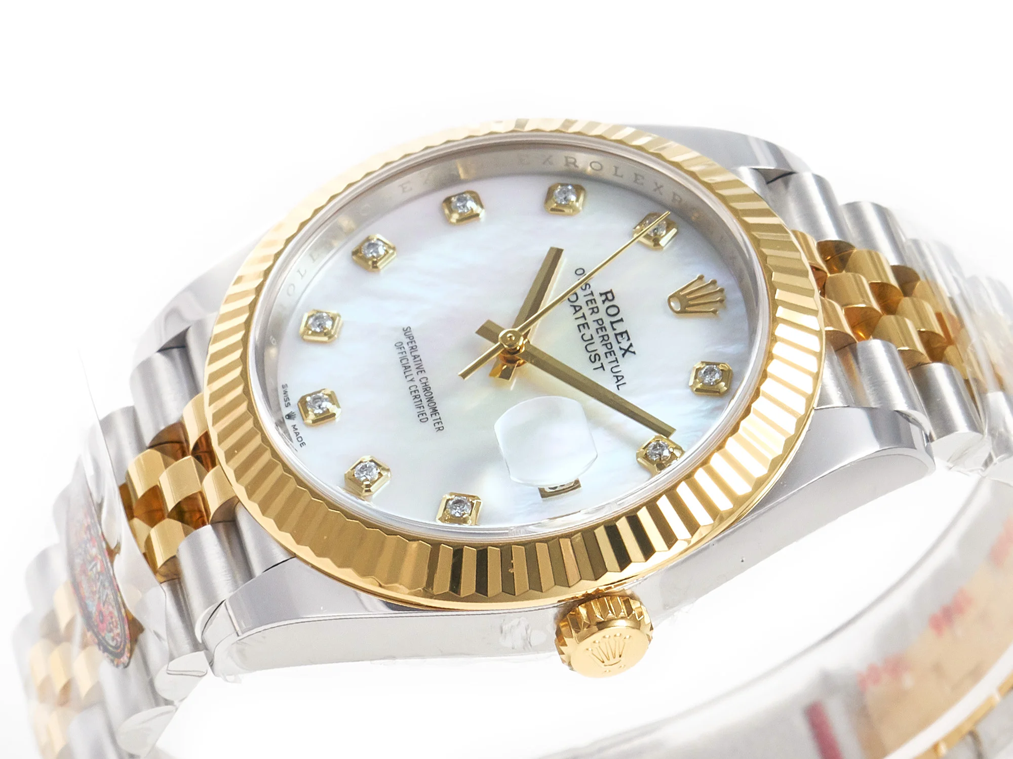 Datejust 126331 41mm 904L SS/YG Clean 1:1 Best Edition MOP Diamond Dial on Jubilee Bracelet VR3235