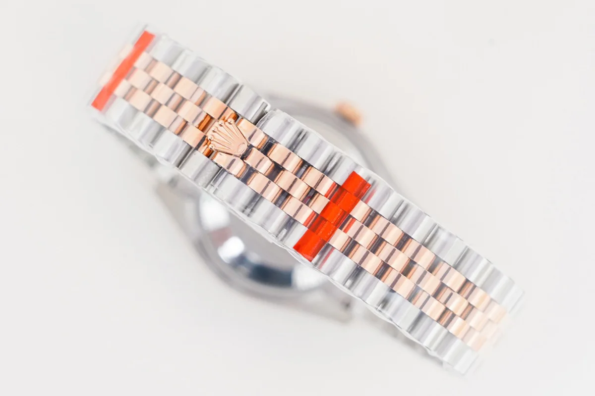 Datejust 31 278271 Silver Floral Motiff Dial in Everose Gold/Steel