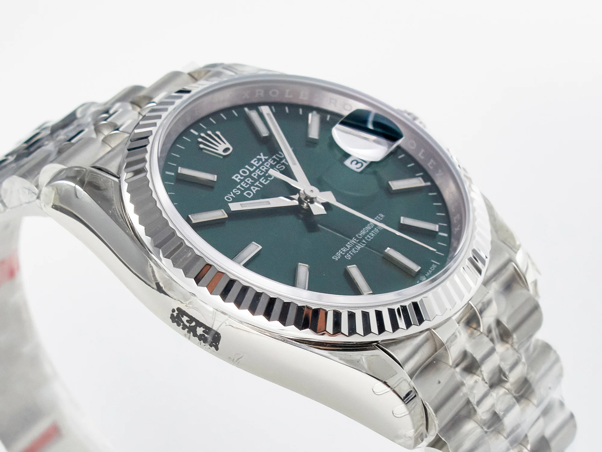 DateJust 36 126200 904L SS VSF 1:1 Best Edition Green Dial on Jubilee Bracelet VS3235