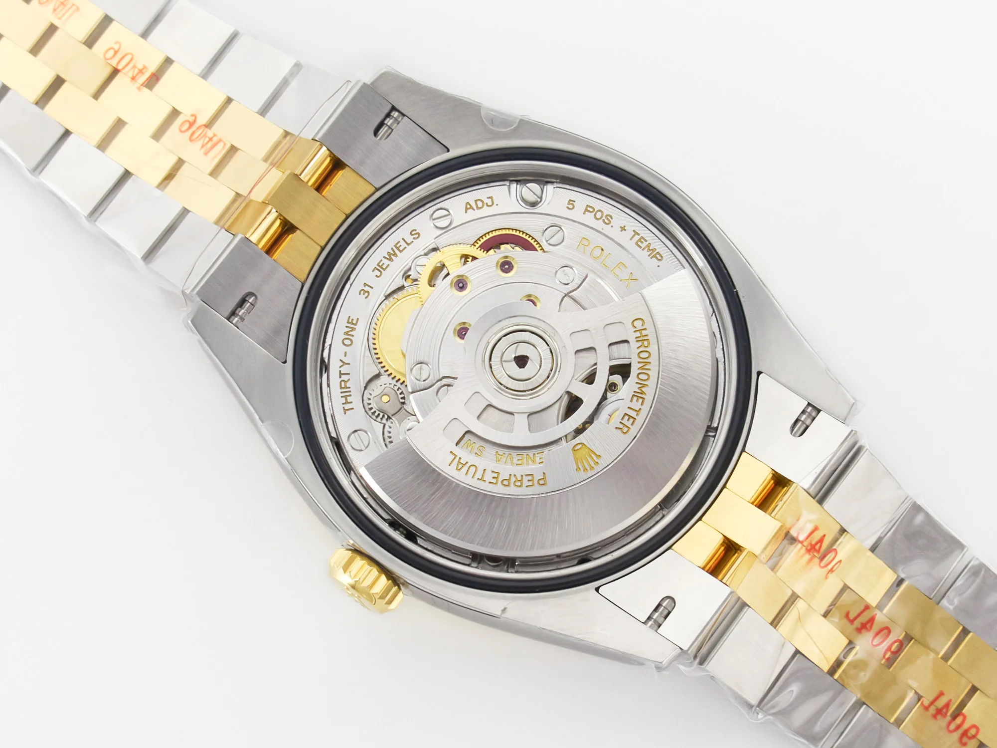 DateJust 36 126233 Clean 1:1 Best Edition 904L Steel YG Textured Diamonds Dial on SS/YG Jubilee Bracelet VR3235