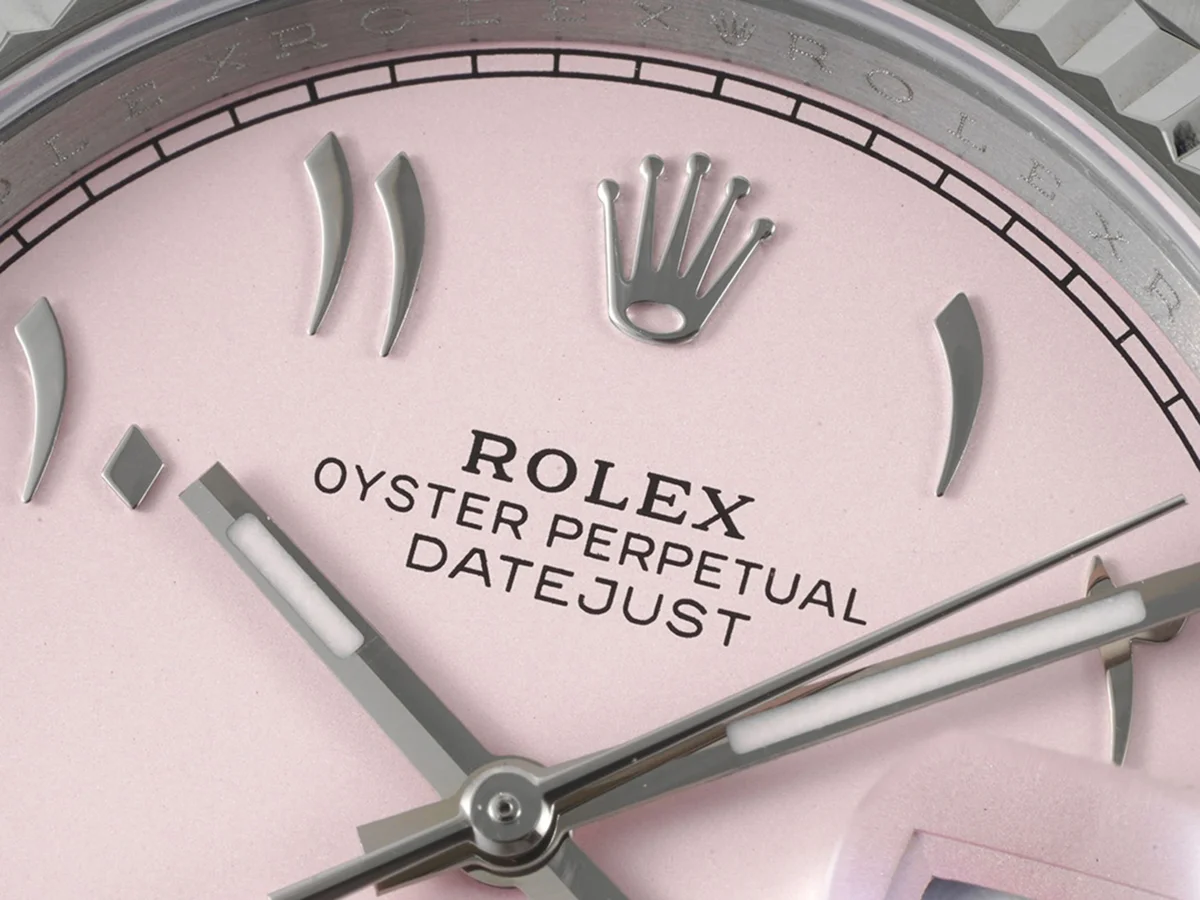 Datejust 36 126234 Pink Dial with Arabic Numerals in Steel