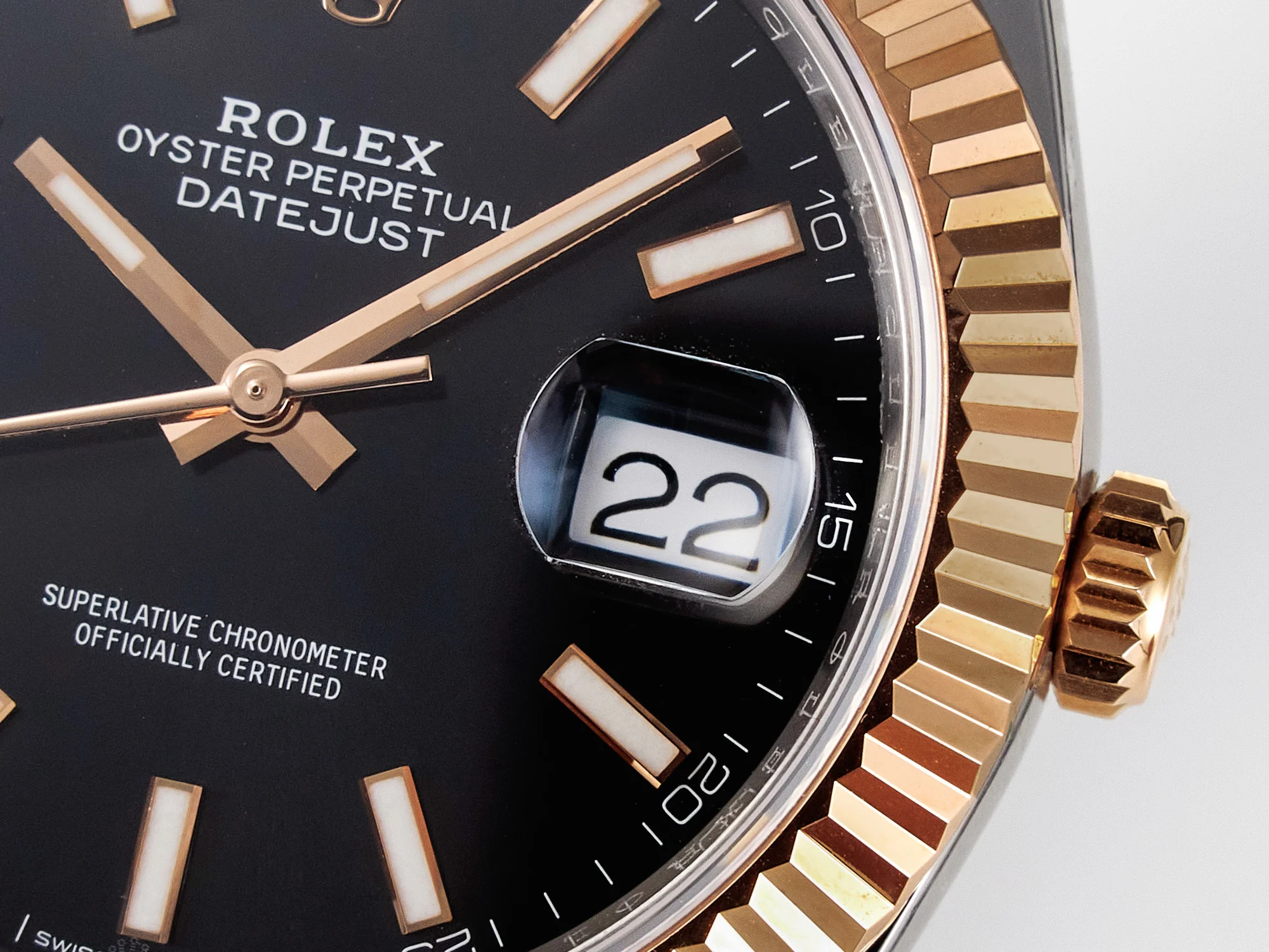 DateJust 41 126331 ARF 1:1 Best Edition 904L Steel Black Dial on SS/RG Oyster Bracelet SH3235(Gain Weight)