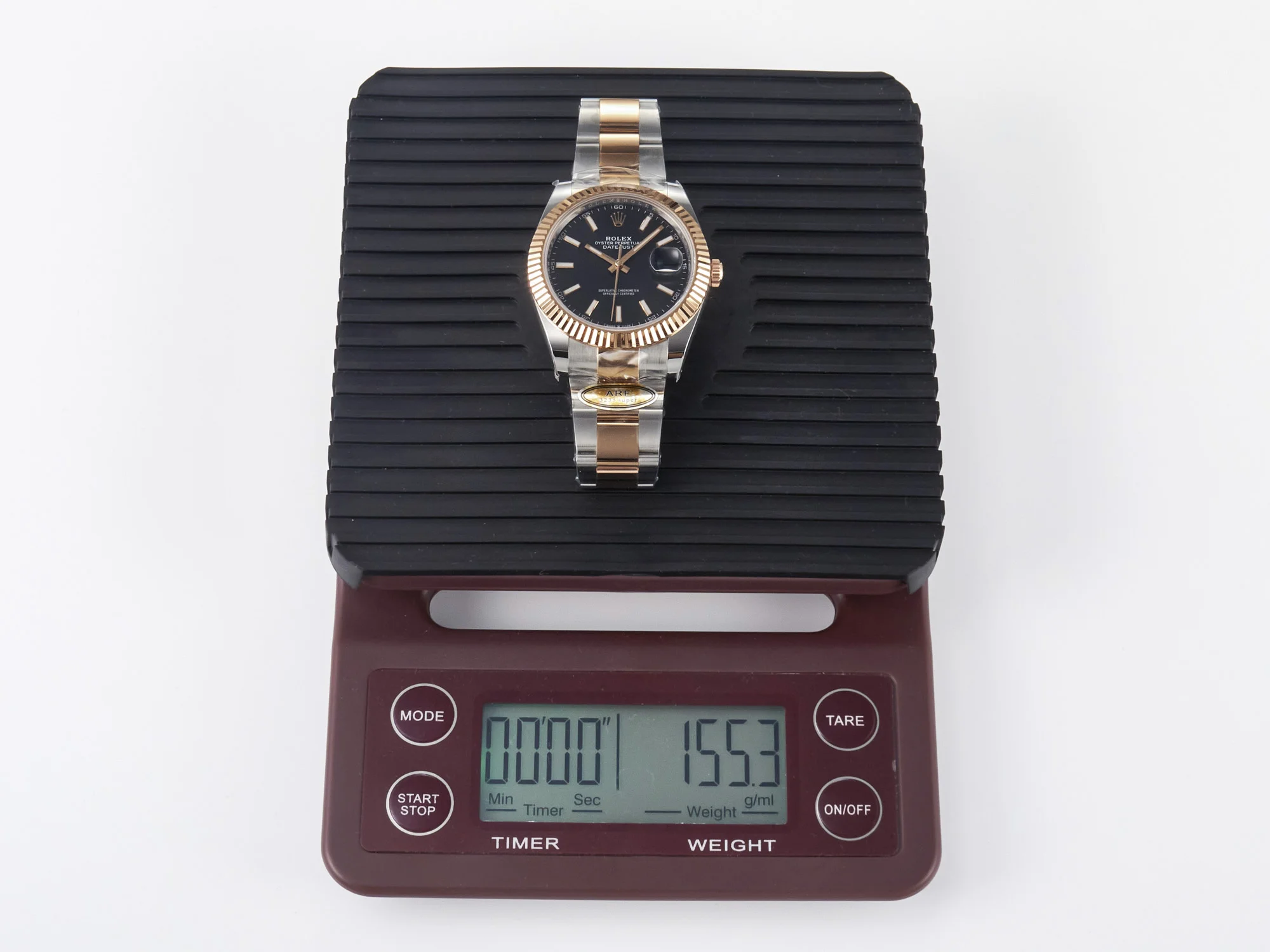 DateJust 41 126331 ARF 1:1 Best Edition 904L Steel Black Dial on SS/RG Oyster Bracelet SH3235(Gain Weight)