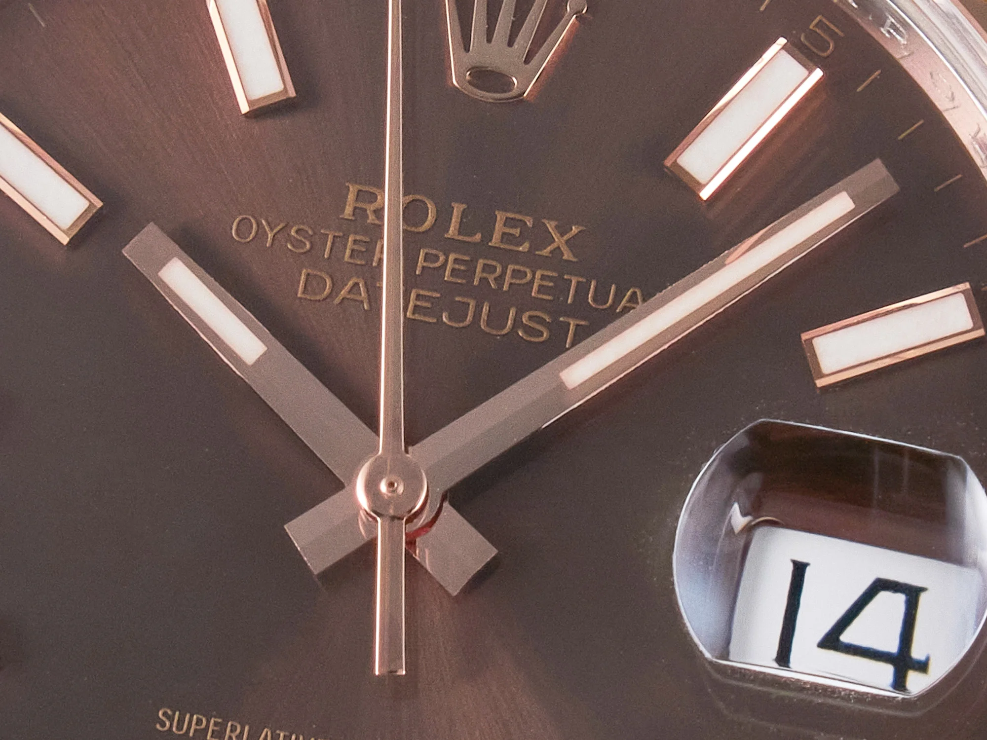 DateJust 41 126331 ARF 1:1 Best Edition 904L Steel Brown Dial on SS/RG Oyster Bracelet SH3235(Gain Weight)