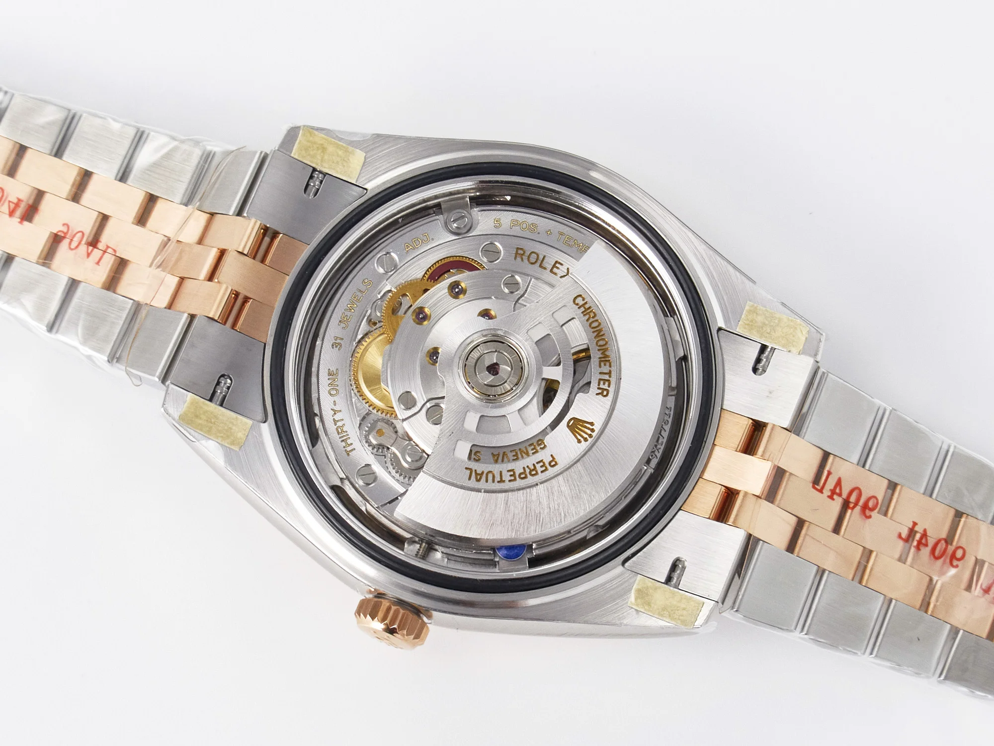DateJust 41 126331 ARF 1:1 Best Edition 904L Steel Brown Diamonds Dial on SS/RG Jubilee Bracelet SH3235(Gain Weight)