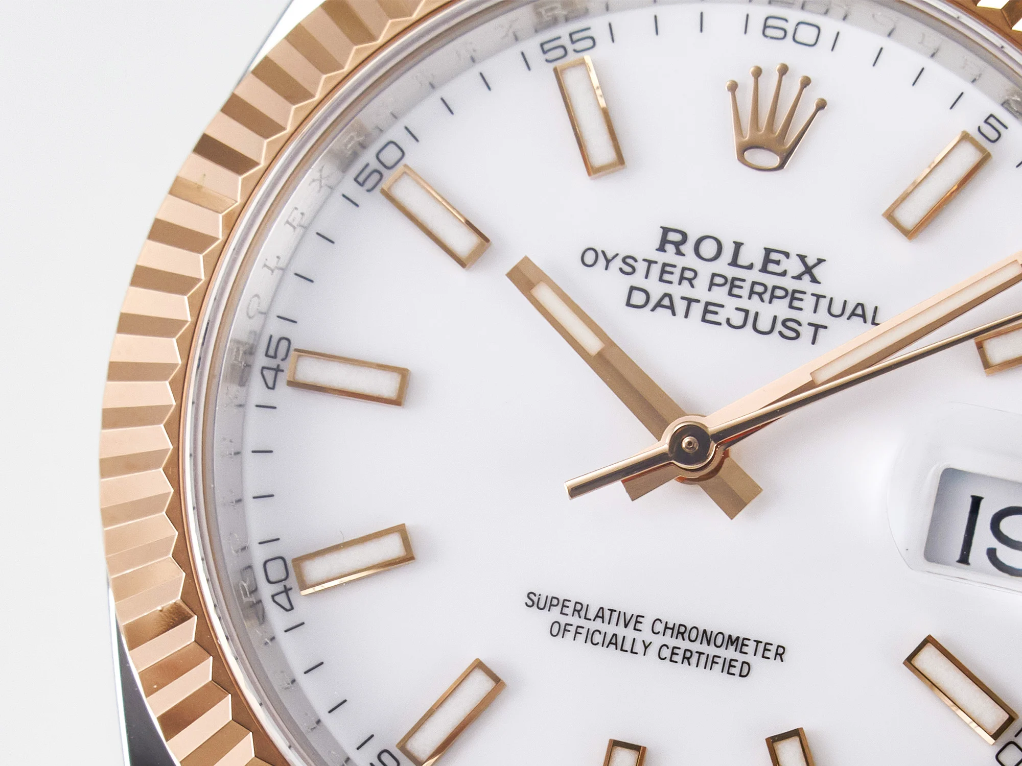 DateJust 41 126331 ARF 1:1 Best Edition 904L Steel White Dial on SS/RG Oyster Bracelet SH3235(Gain Weight)