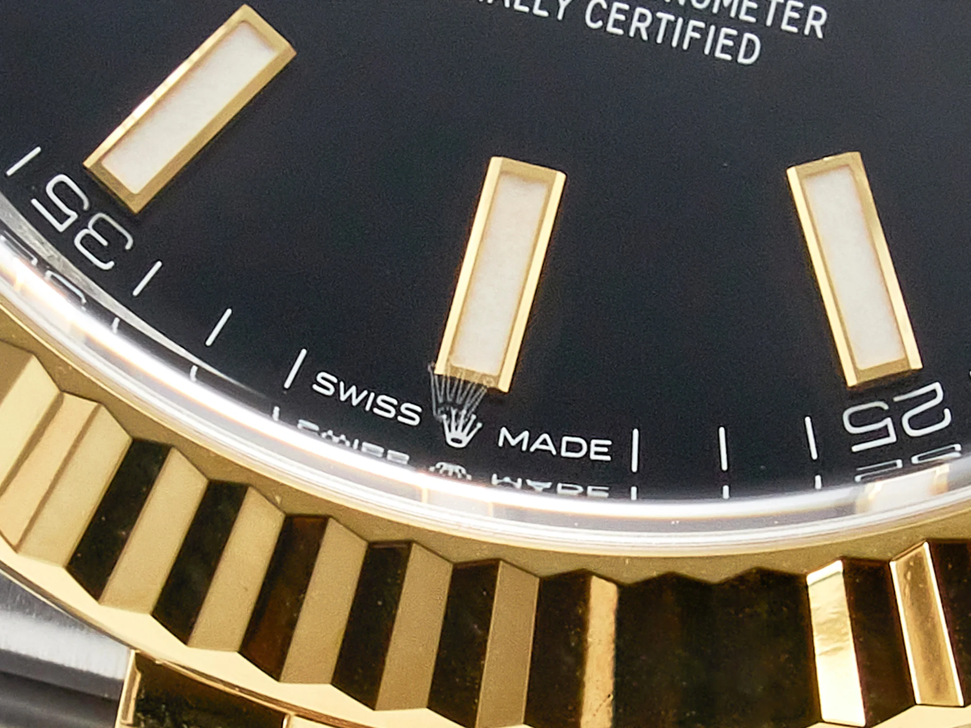 DateJust 41 126333 904L SS/RG Clean 1:1 Best Edition Steel Black Stick Dial on Jubilee Bracelet VR3235