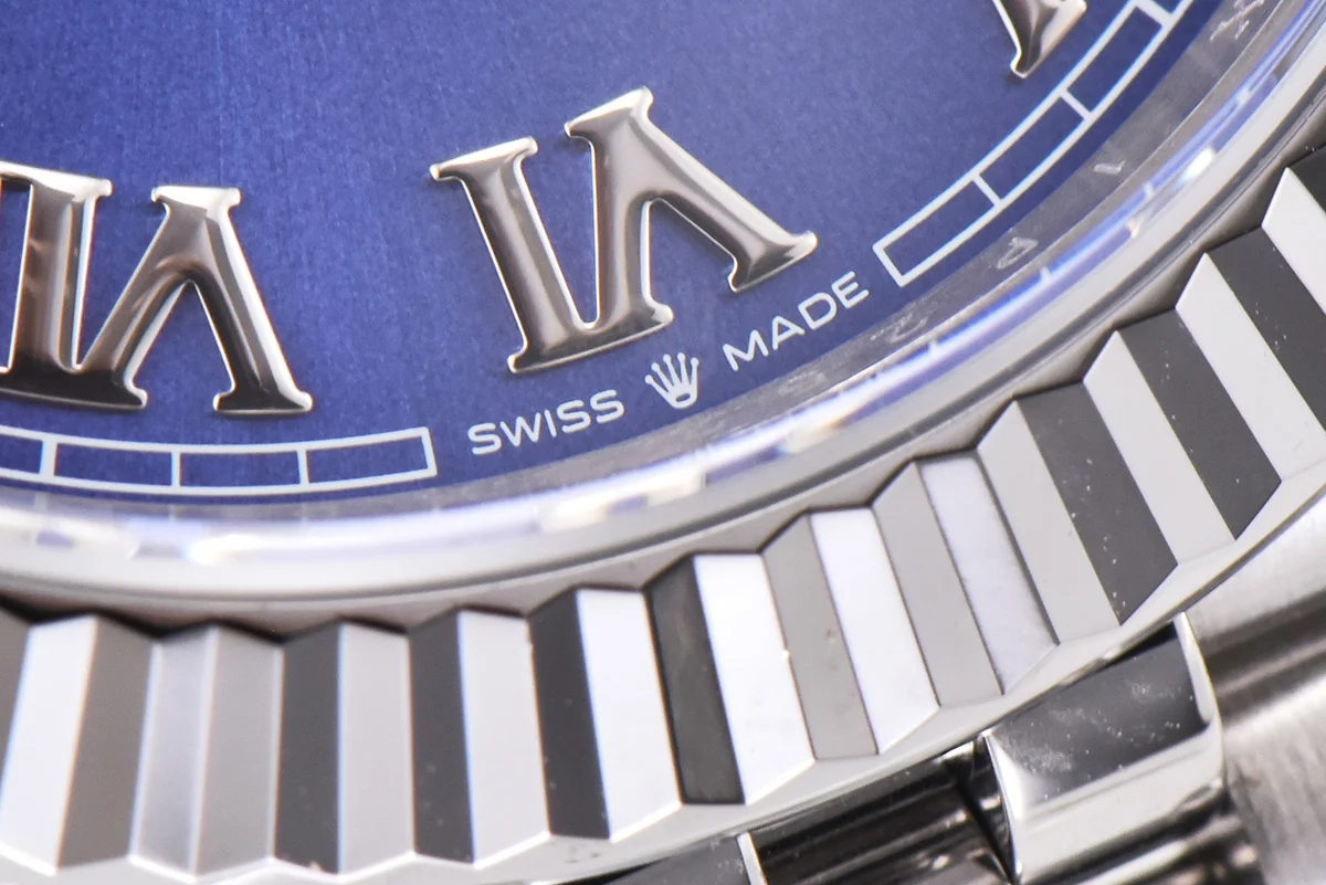 Datejust 41 126334 Azzurro Blue Dial Roman Markers on Jubilee Bracelet