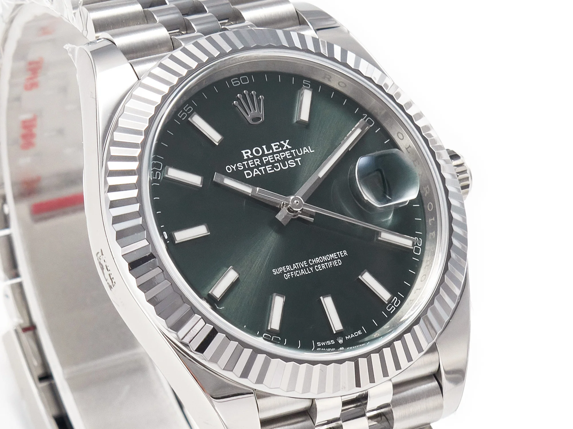 DateJust 41 126334 Clean 1:1 Best Edition 904 L Steel Mint Green Dial on Jubilee Bracelet VR 3235