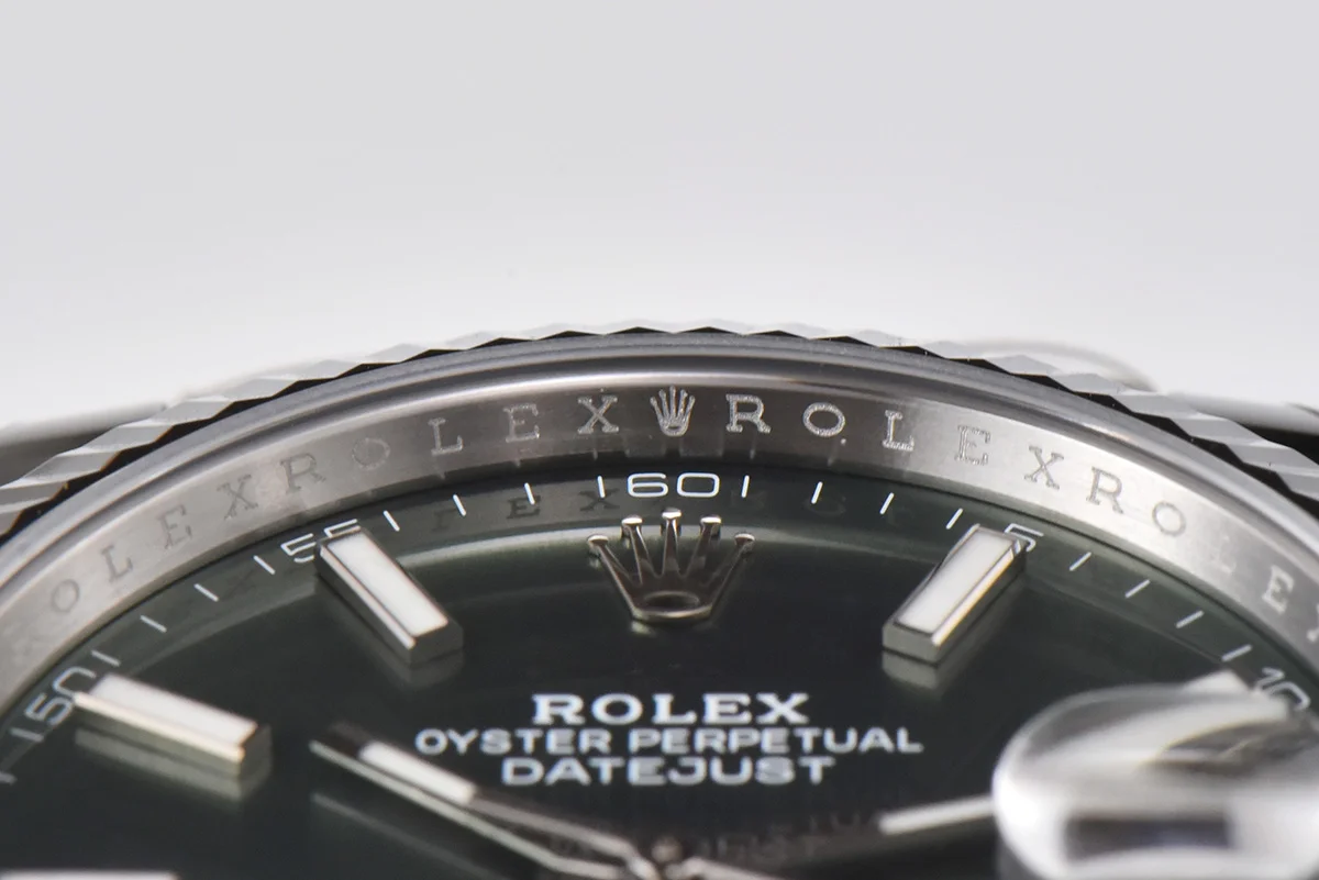 Datejust 41 126334 Mint Green Dial Stick Markers on Oyster Bracelet