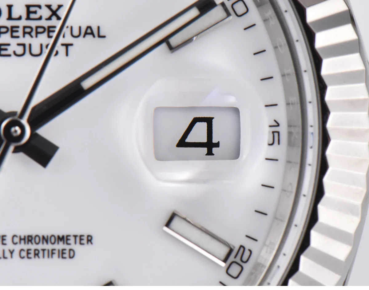 Datejust 41 126334 White Dial Stick Markers on Oyster Bracelet