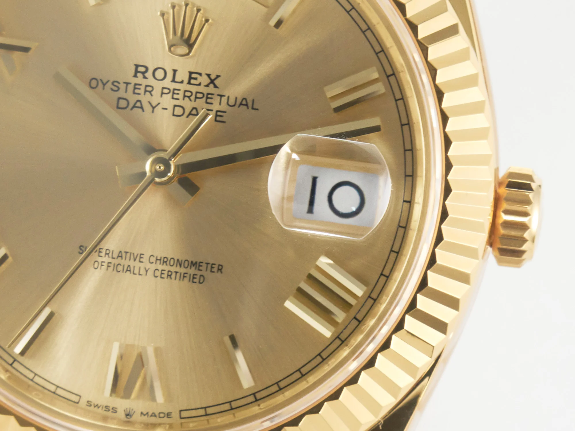 Day Date 40 YG 228238 ARF 1:1 Best Edition YG Roman Dial on President Bracelet VR3255