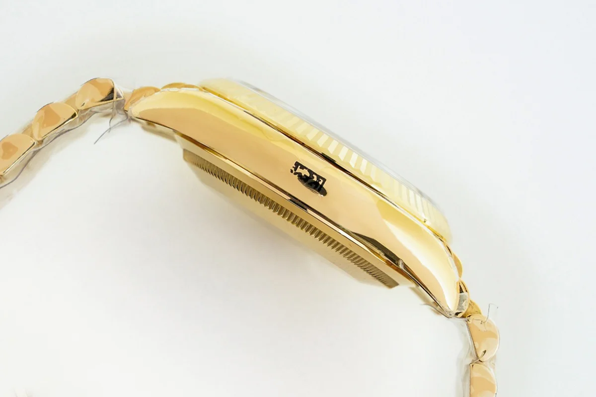 Daydate 36 128238 Champagne Dial in Yellow Gold