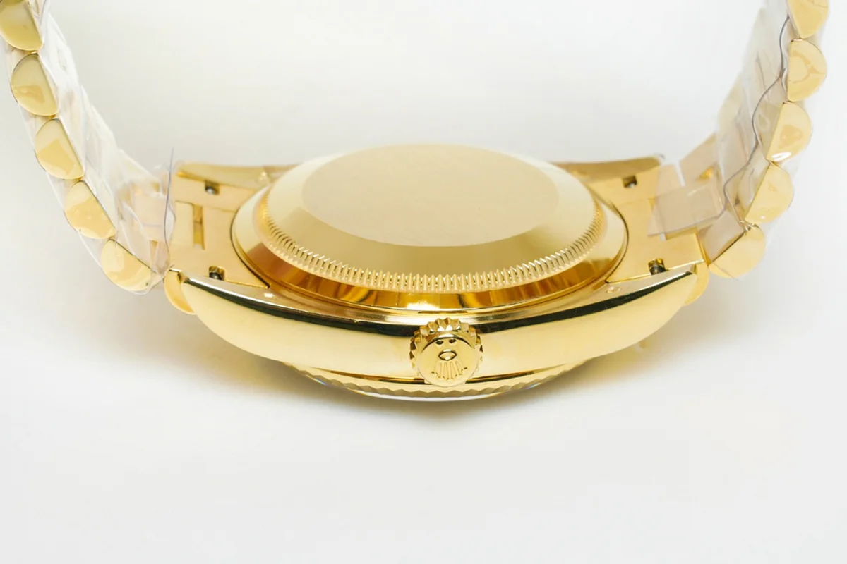Daydate 36 128238 Champagne Dial in Yellow Gold