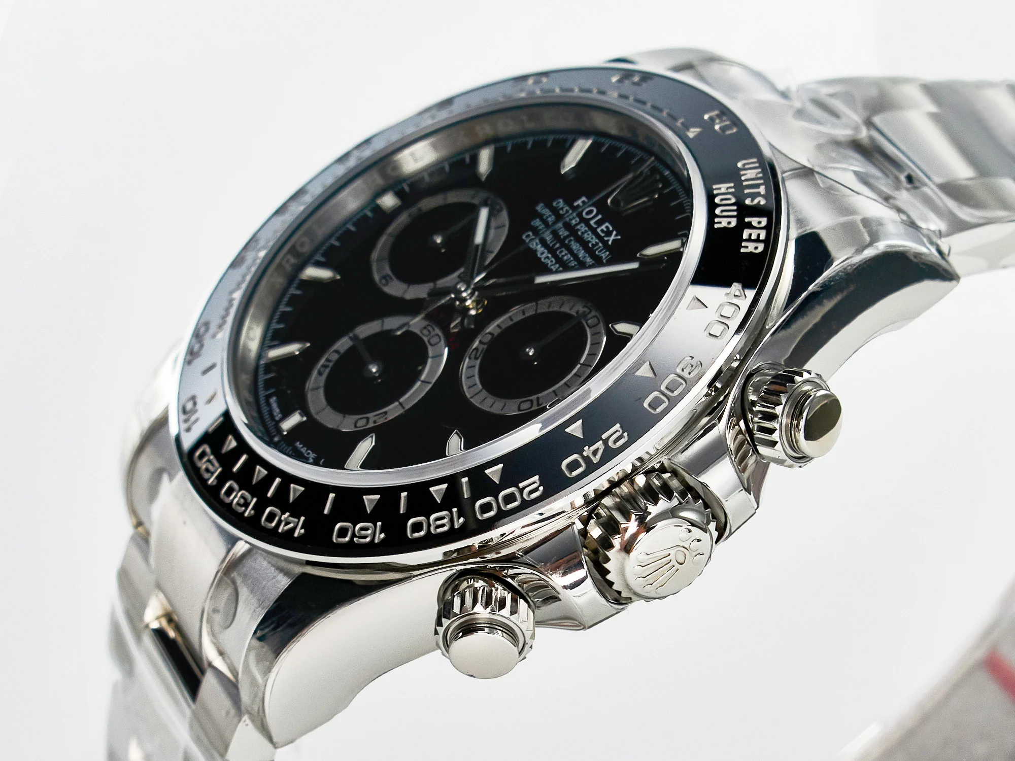 Daytona 126500 VSF 1:1 Best Edition 904L Steel Black Dial on SS Bracelet DD4131