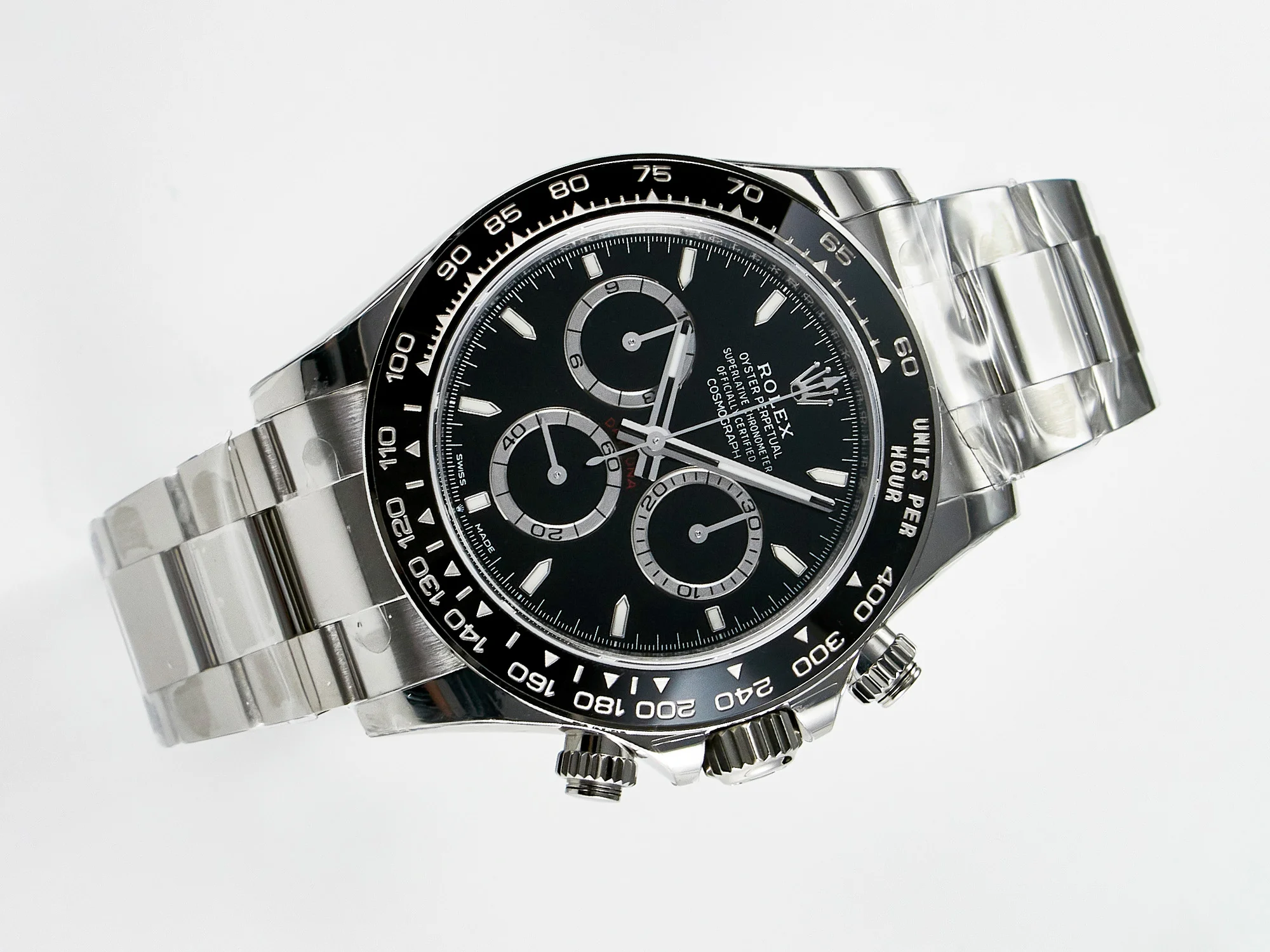 Daytona 126500 VSF 1:1 Best Edition 904L Steel Black Dial on SS Bracelet DD4131