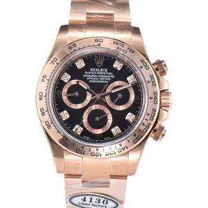 Daytona 126505 Black Dial in Everose Gold
