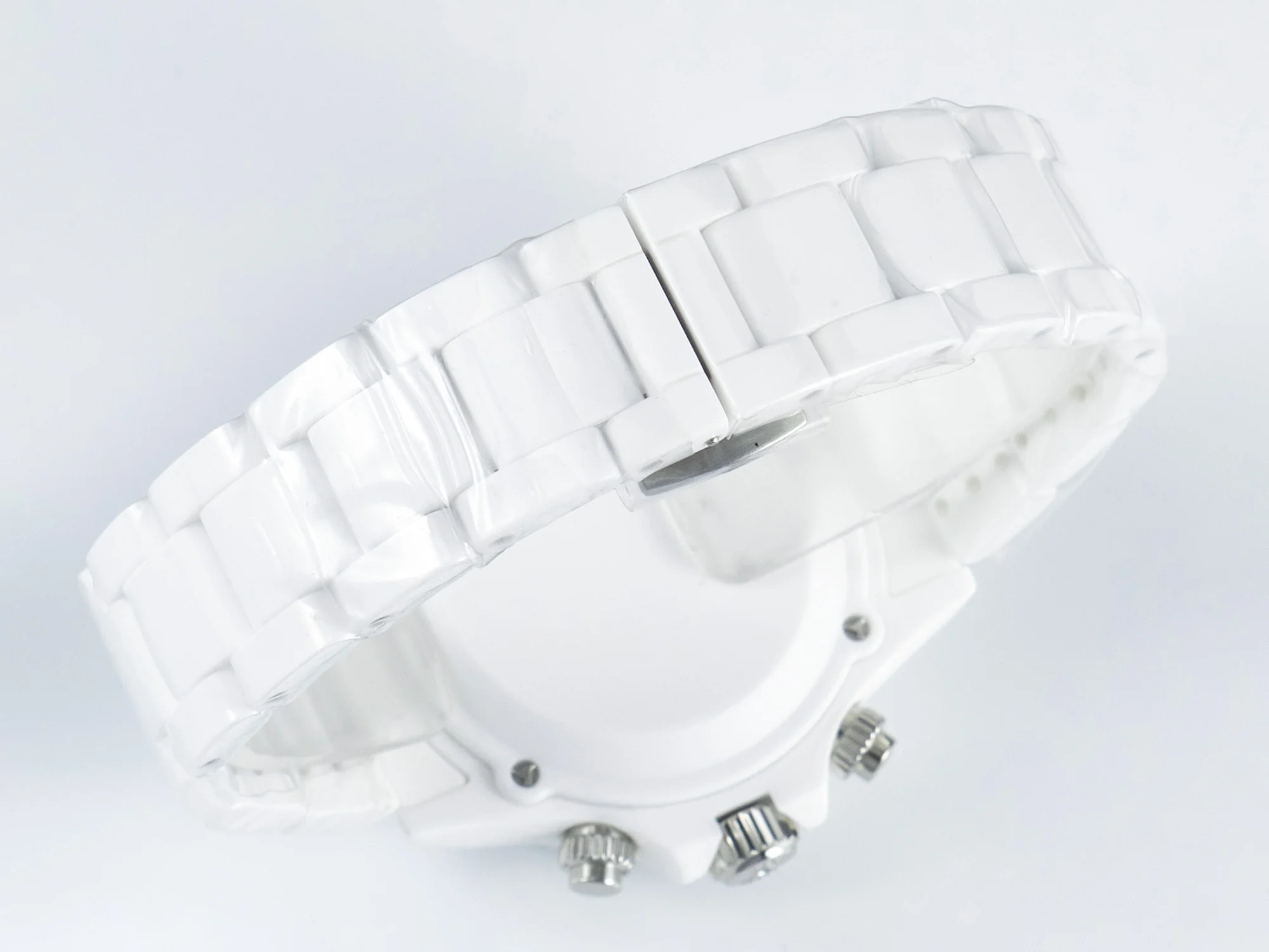 Daytona AET White Solid Ceramic Case and Bracelet Avocado Green Dial N6F 1:1 Best Edition DD4801