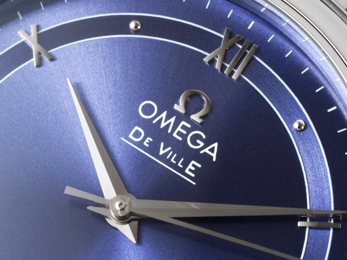 De Ville Co-Axial Chronometer 36.8mm Light Blue Dial in Steel on Bracelet
