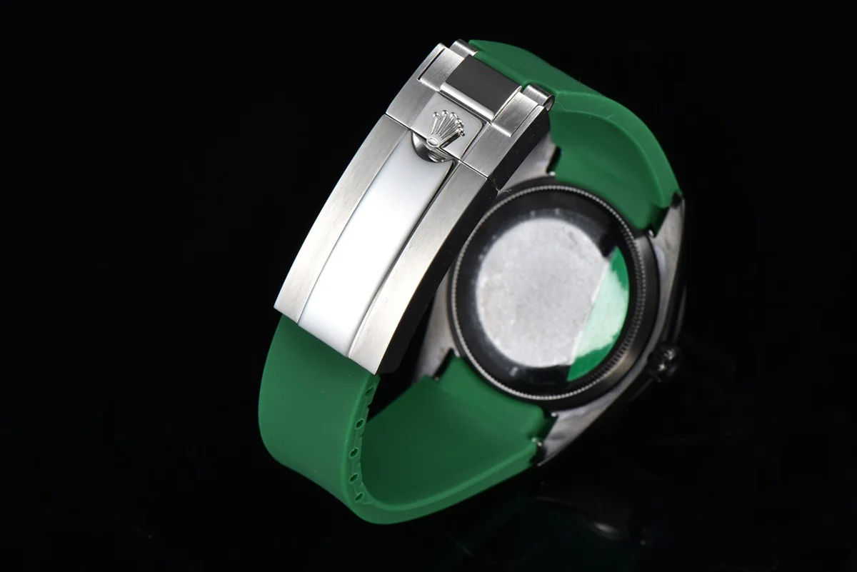 DIW Milgauss Carbon on Green Rubber Strap