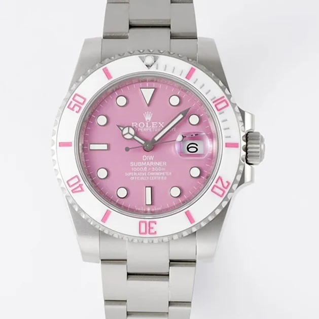 DIW Submariner Fuchsia Pink Dial