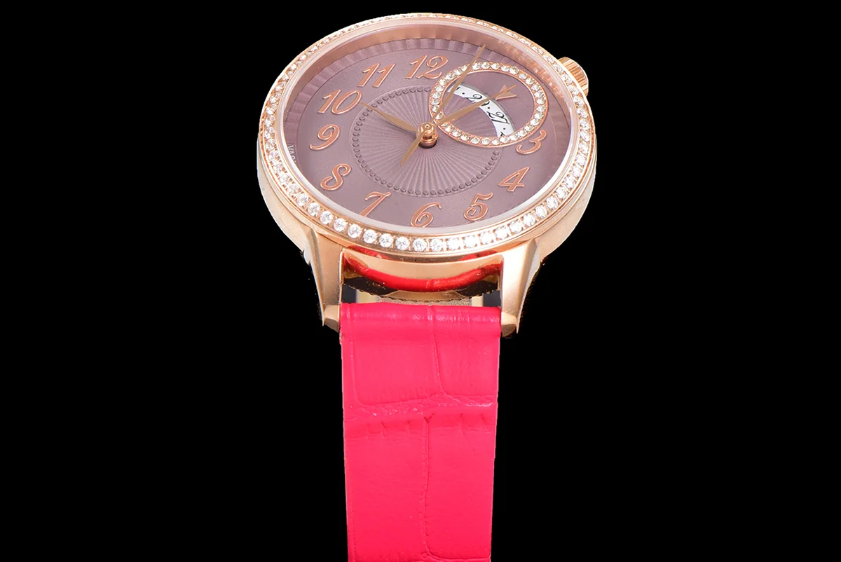 Egerie Muse Brown Dial in Pink Gold