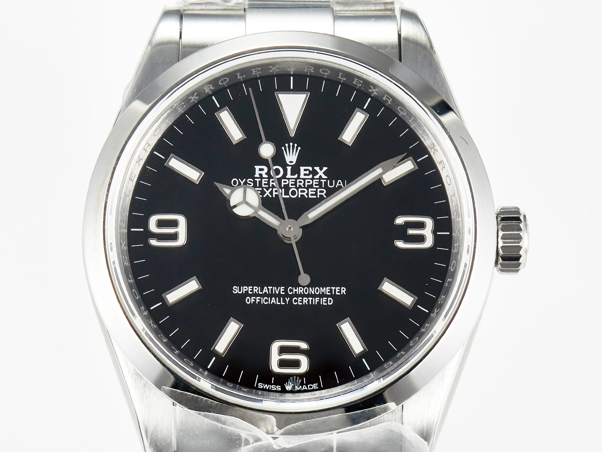 Explorer 36 904L Steel KRF 1:1 Best Edition Black Dial on SS Bracelet A2824 V2