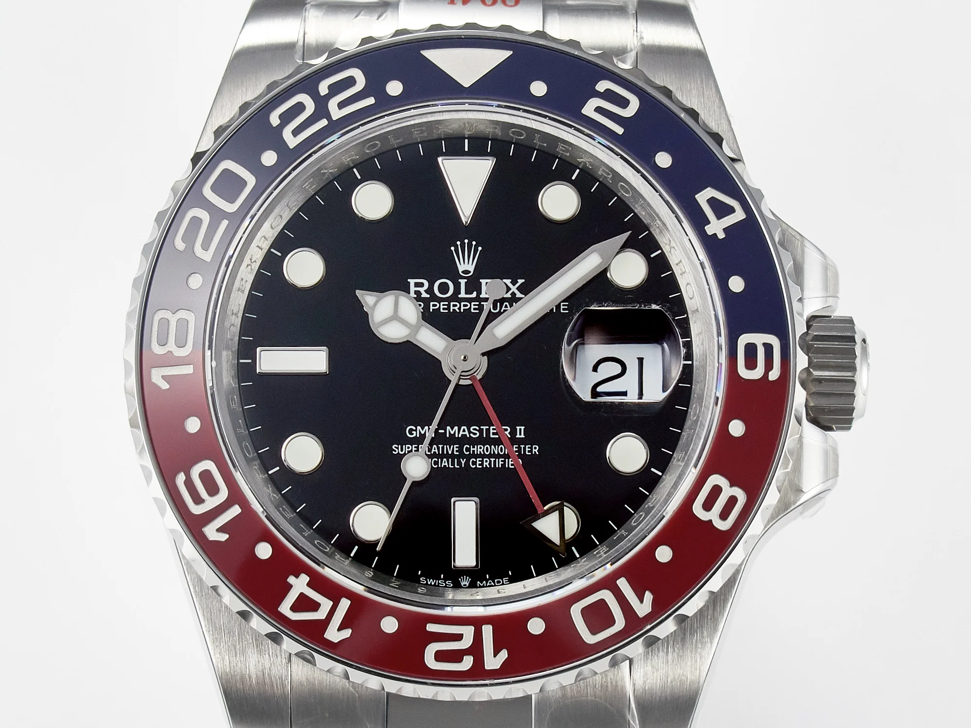 GMT-Master II 126710 BLRO Blue/Red Ceramic QF 1:1 Best Edition on Oyster Bracelet VR3285 CHS