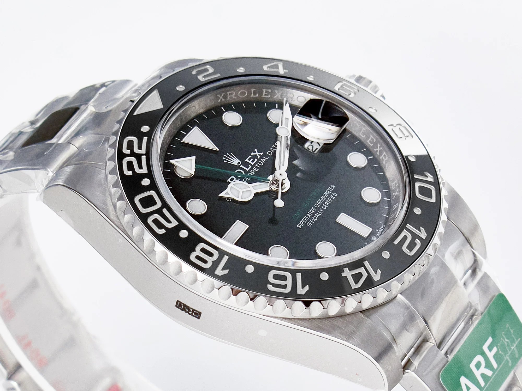 GMT-Master II 126710 GRNR Black/Gray Ceramic 904L Steel ARF 1:1 Best Edition on Oyster Strap SH3285