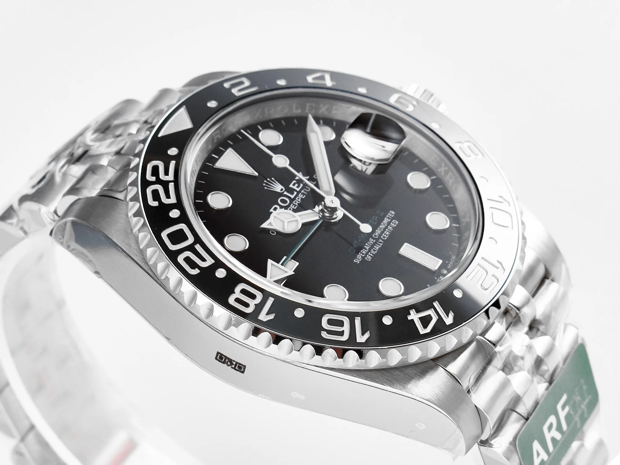 GMT-Master II 126710 GRNR Black/Gray Ceramic 904L Steel ARF 1:1 Best Edition on Jubilee Strap SH3285