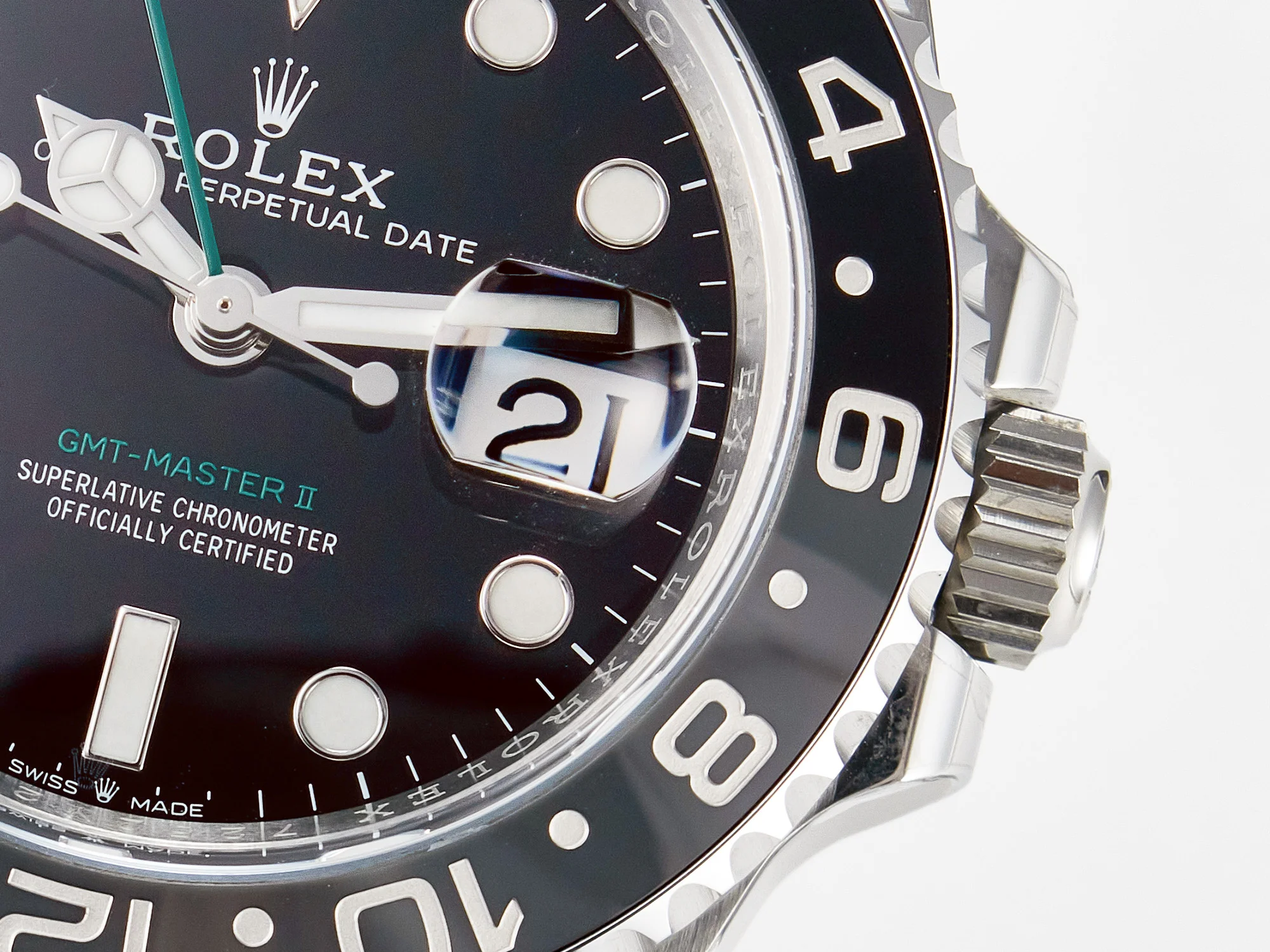 GMT-Master II 126710 GRNR Black/Gray Ceramic 904L Steel Clean 1:1 Best Edition on Oyster Strap DD3285