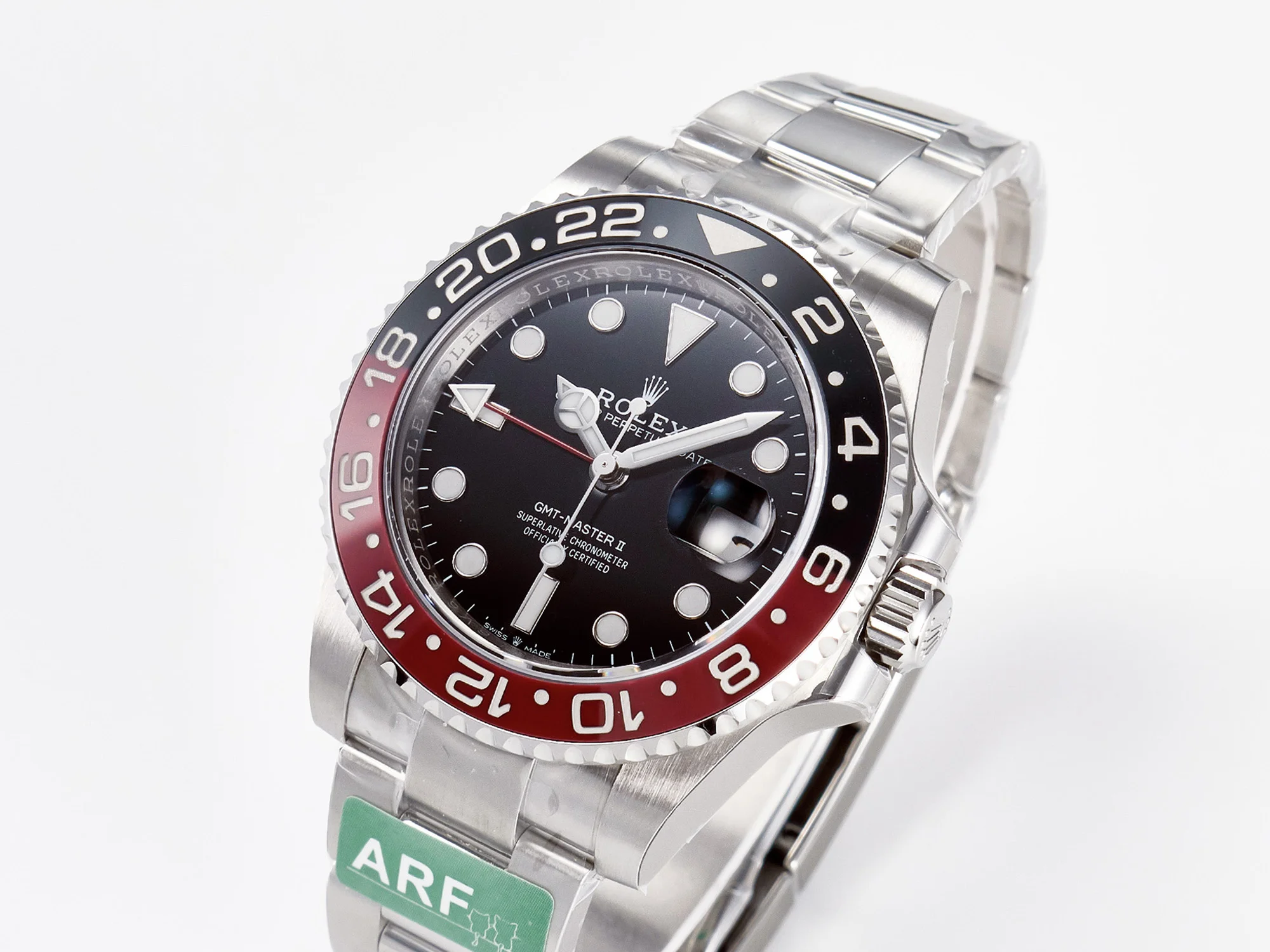 GMT-Master II 126710 LNRO Black/Red Ceramic 904L ARF 1:1 Best Edition on Oyster Bracelet SH3285 CHS V3